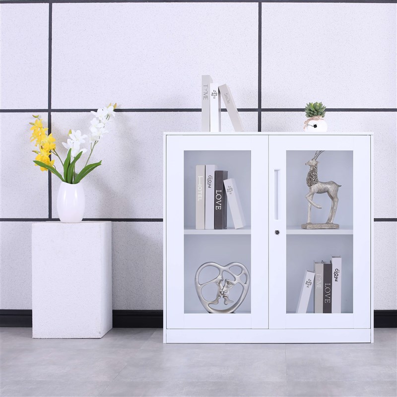 。办公彩色铁皮文件柜矮柜阳台收纳柜凭证柜小矮柜更衣档案柜包邮