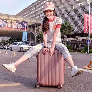 行李箱内衬双封闭行李箱女万向轮拉杆箱男密码箱学生旅行箱登机箱
