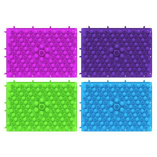 极速Reflexology Foot Massage Mat Acupressure Therapy Sensory