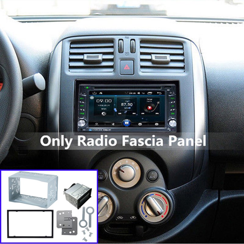 Iron Frame Unit 2 DIN Cage Radio Vehicle Case Car Fitting DV