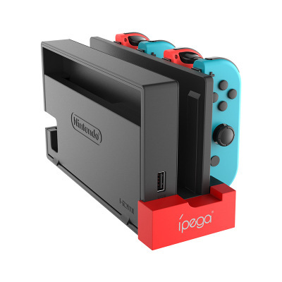 Switch手柄座充NS JoyCon左右小手柄充电座充电器动物之森配件