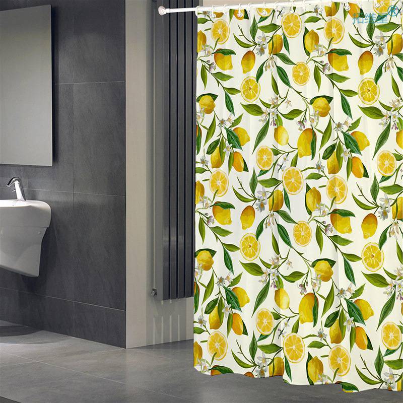 Bathroom Partition Curtain Gardenia Shower Curtain 浴室隔断