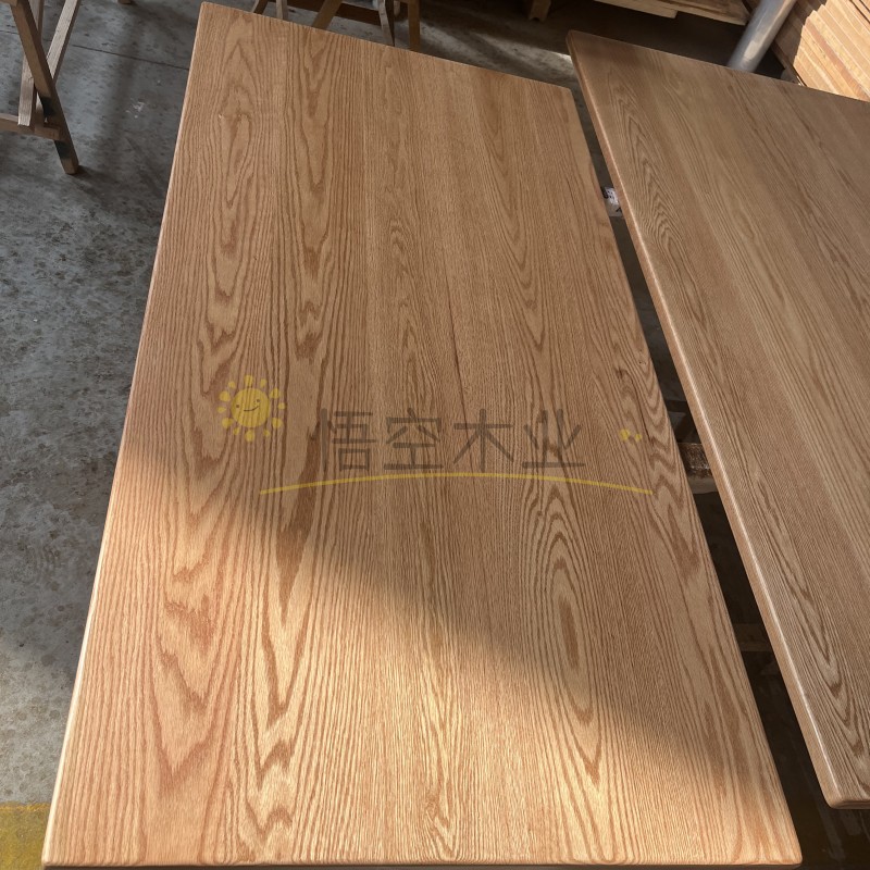 北美红橡木踏步窗台板隔板实木原木木方餐桌茶几电视柜定制楼梯