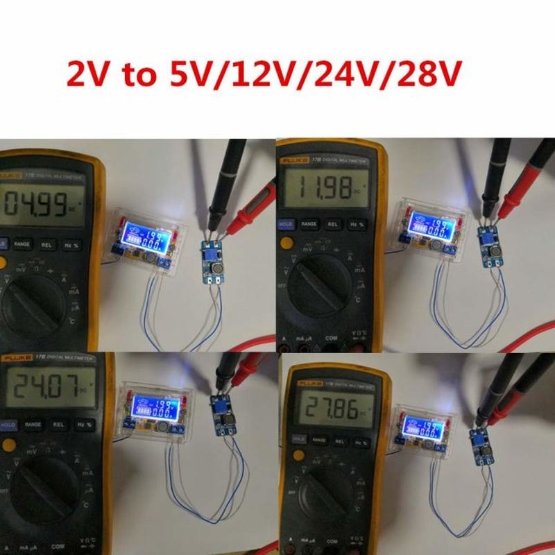 5/8 pcs MT3608 DC-DC Adjustable Boost Module 2A DC Boost Ste