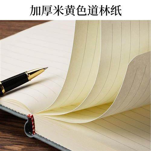 复古简约韩版日记本笔记本本子超厚大学生a5皮面商务记事本厚
