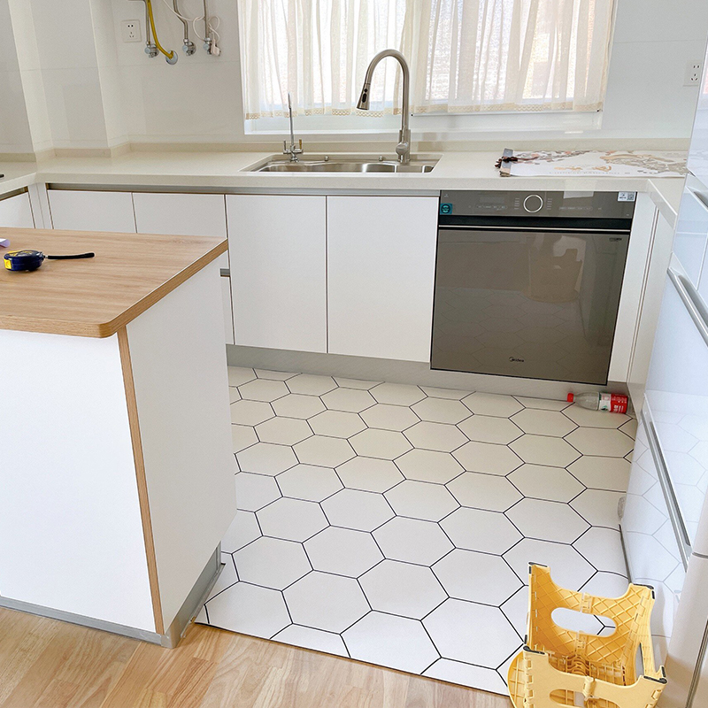 PU皮革厨房地垫防水防油防滑免洗可擦耐脏裁剪入户进门脚满铺整VC