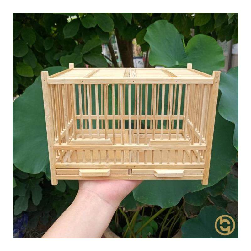大空间带粪托纯手工天然竹制精制蝈E蝈笼子鸣虫用具蛐蛐笼蟋蟀竹