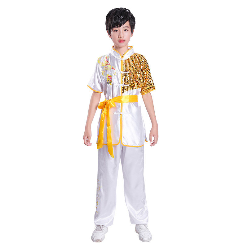 儿童武术服功夫套装男女童幼儿园幼儿训练表演服学生武术练功服装