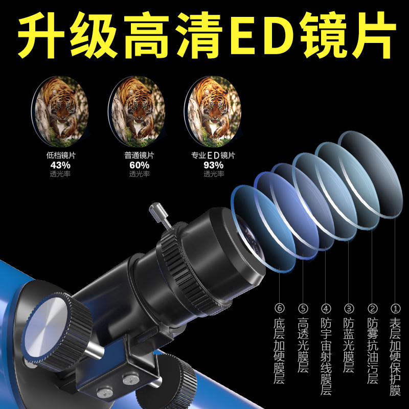 天文望远镜专业观星反射式高倍高清小学生儿童入门级非1000000倍X