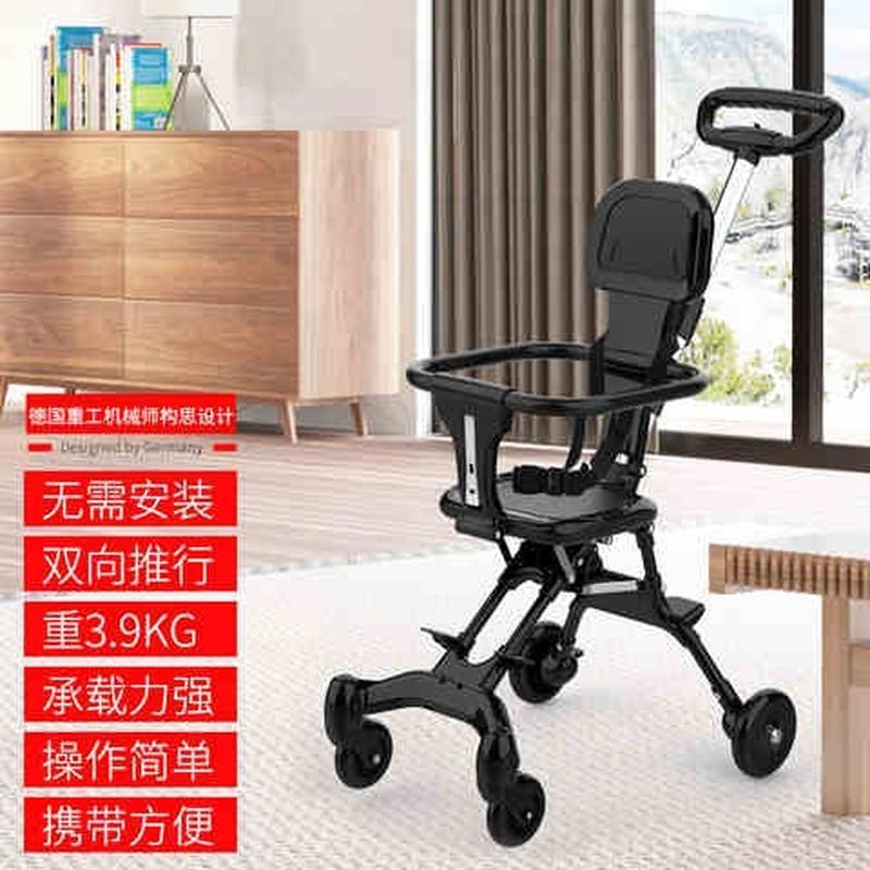 0一3岁婴儿推车宝宝车小型溜娃神器手推车可坐躺双向折叠减震轻便