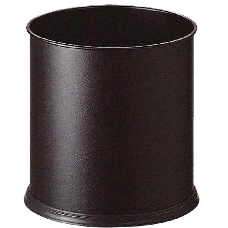 南GPX106南方圆形单层垃圾桶黑色商用垃圾桶酒店宾馆客房果皮桶