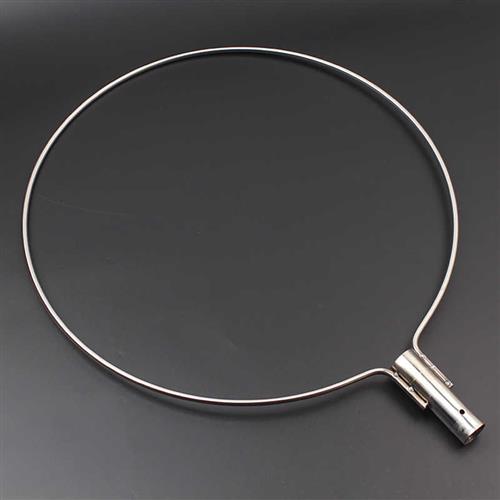 实心不锈钢加粗捞网头渔具配件多规格圆形加粗抄鱼专用捞网圈