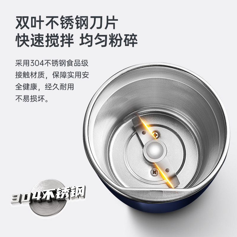 新品熊磨粉机家用小型打粉机x超细研磨器电动破碎机五谷中粉碎机