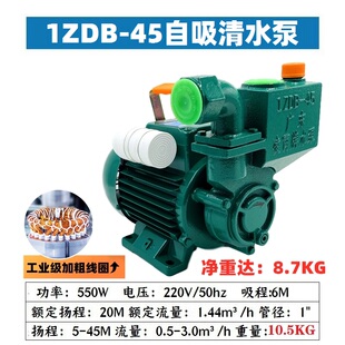 爆品广东清水泵家用自吸泵高扬程220VN自来水管道自动增 新品