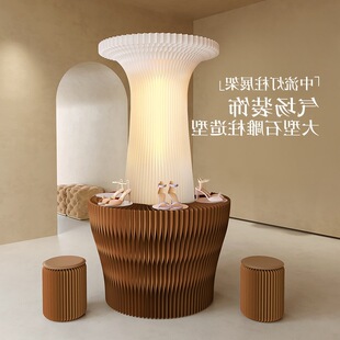 门店展示台置物架中流灯柱展架展柜货架办公储物架中岛展架