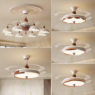 法式中古风吊灯客厅主灯复古餐厅灯卧室灯风扇吸顶灯简约风扇大灯