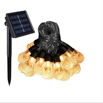 水新品户外水3HVG0l防ed太晶圆球串灯G40庭院装饰串灯阳能气泡球