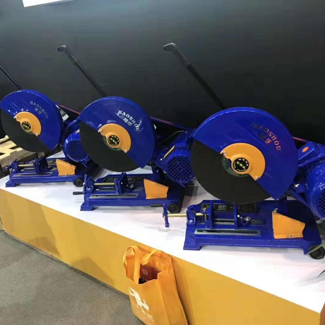 400型钢材切割机加重型380V木材型材工业全铜线多功能切割机
