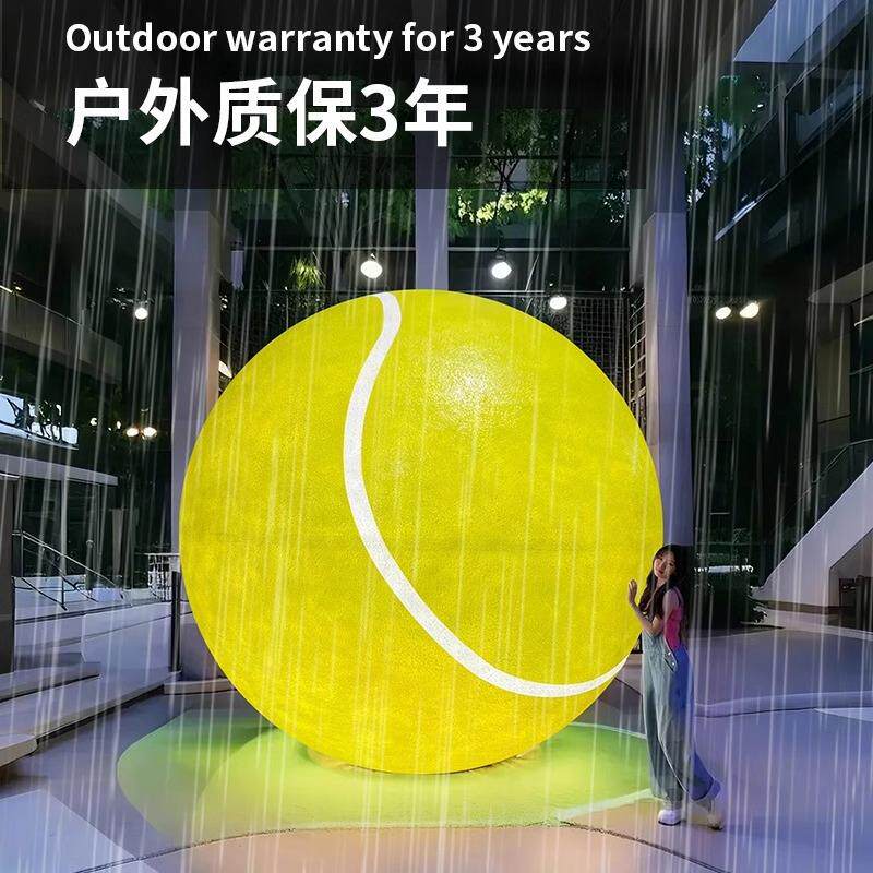 发光网球灯圆球灯户外月球灯台球桌球装饰灯足球篮球模型雕塑摆件