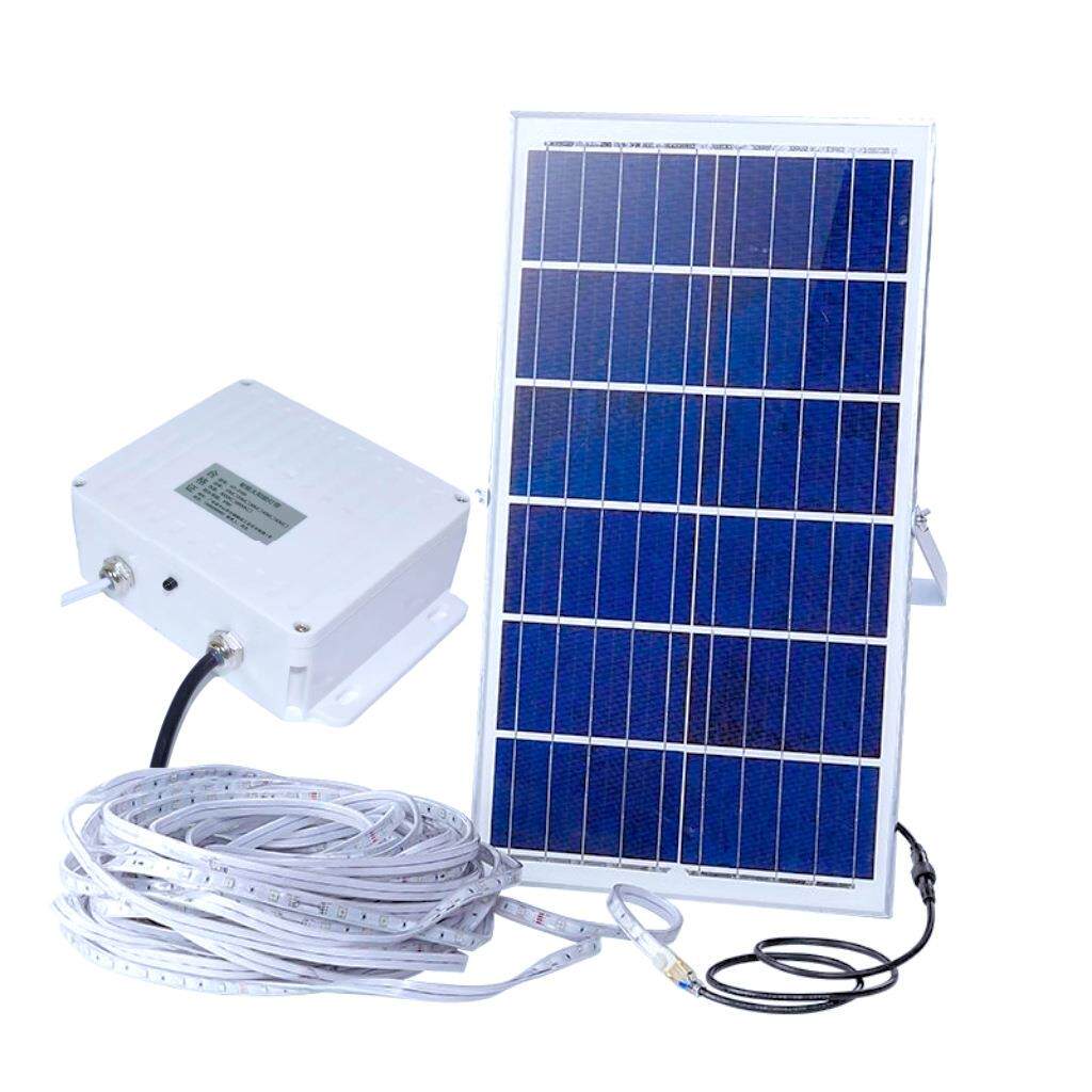 能太阳彩色灯带户外防黄水绿软灯条红蓝金无品牌/光装饰亮化露营