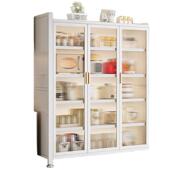 美厨物厨语房三开门置物柜落多层多能家用地收纳功架橱柜MC DKM