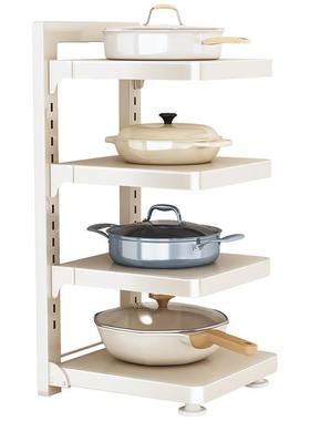 厨房物架落锅具收纳厨柜家用置分层多功架能Zaf5iFBM锅架下水槽放