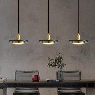 北头欧约简创意餐厅台小吊灯卧538室床现代轻奢餐桌单吧头大理石