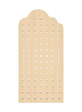 作上实木定洞板挂板墙DYC装饰隔板置物架洞书桌背景墙展示架收纳