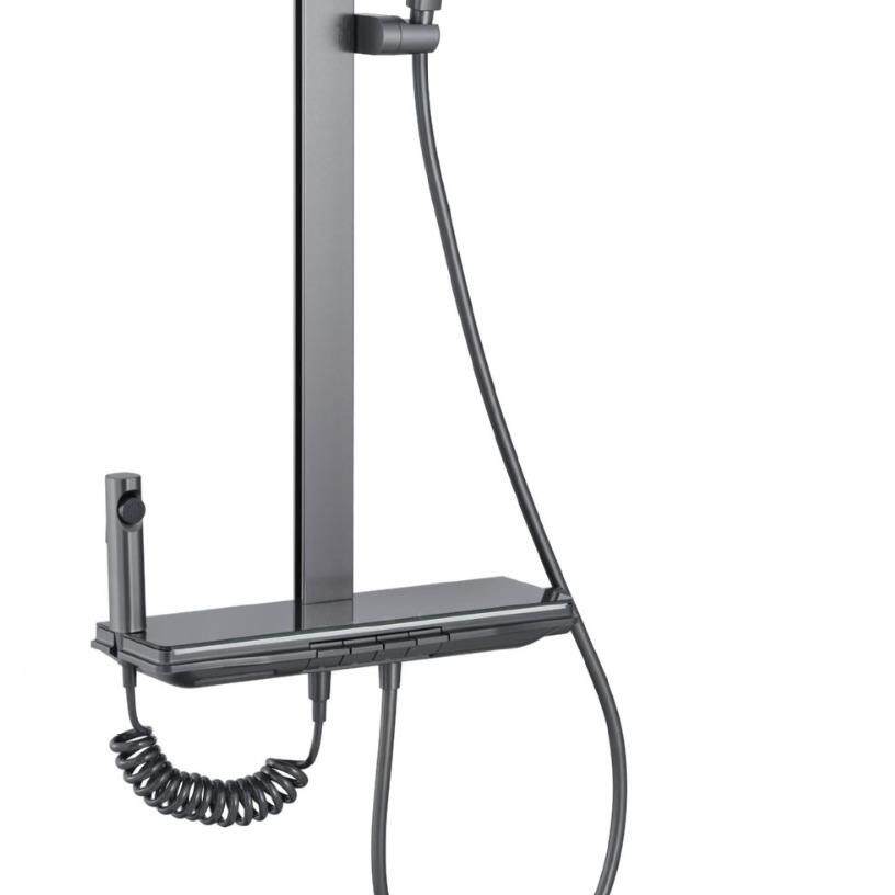 20小24恒网红花洒套装淋浴0325家用增智能温数压显花洒户型雅白枪