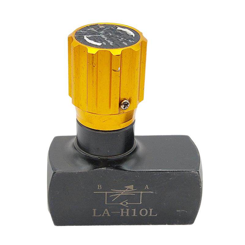 LA-H10L单向节流阀L-H10L节流阀手轮调节流量控制螺纹含税运