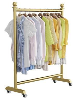 落地式服装店展示架OQT挂衣架单杆女装货礼装服婚纱童架子架可移