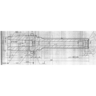 70×16 重庆机床厂滚齿机配件Y3180H滚齿机滚刀箱主轴6