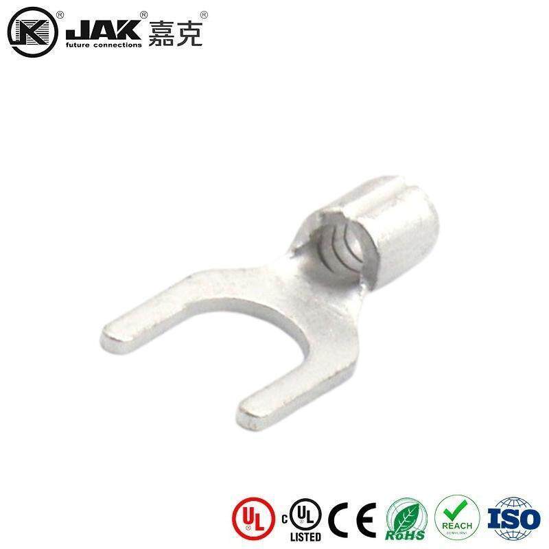 SNB5.5-5叉形冷压裸端接线端子M5U端OT线鼻国标有认证KST