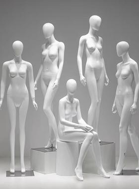 ICICLE之禾女高档模特道具服装店橱窗展示架轻奢哑光女模特全身