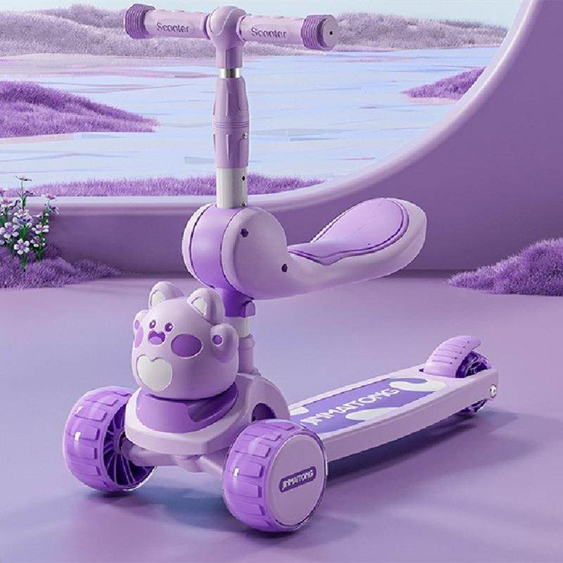 新款滑板车儿童1到3到6-12岁宝宝可坐骑三合一溜溜滑滑小孩玩具车,自行车/骑行装备/零配件,更多零件/配件,淘宝优惠券,粉丝福利购,淘宝优惠卷