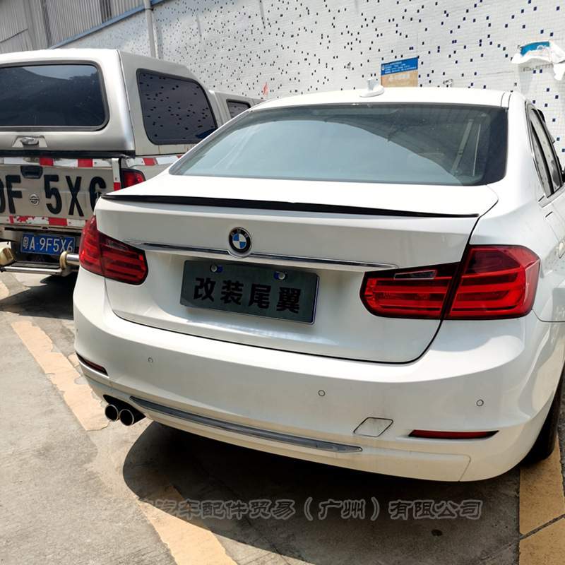 适用13-19宝马3系尾翼F30 320li 330i 318 328改装M款压尾碳纤纹