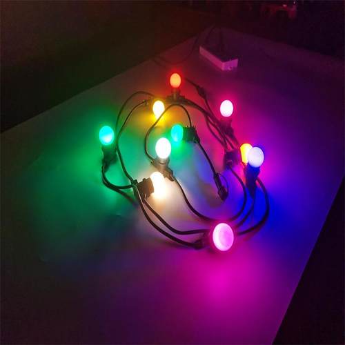 E27灯头线欧规G45S14照明节日灯串户外圣诞节装饰led灯串线