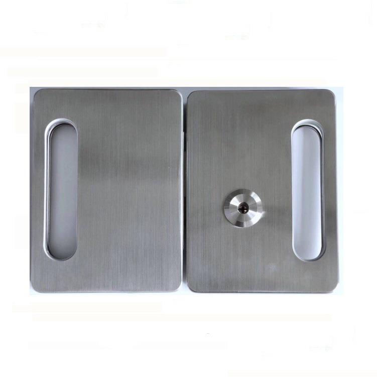 供应长固G040B双开不锈钢玻璃移门推拉门锁东南亚越南欧美