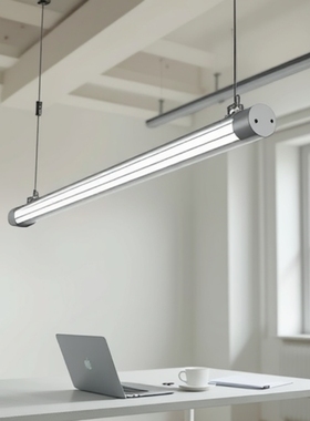 1.8M 48W圆形LED线条灯吊线灯吸顶安装对接办公照明灯线吸顶条形