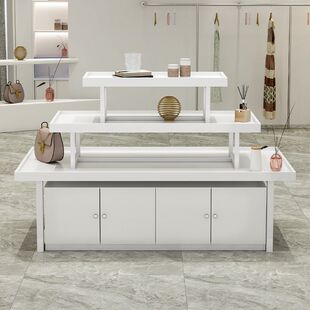 2026货架流水台商超柜文具饰品母婴宠物店堆头展架金属商超岛台架