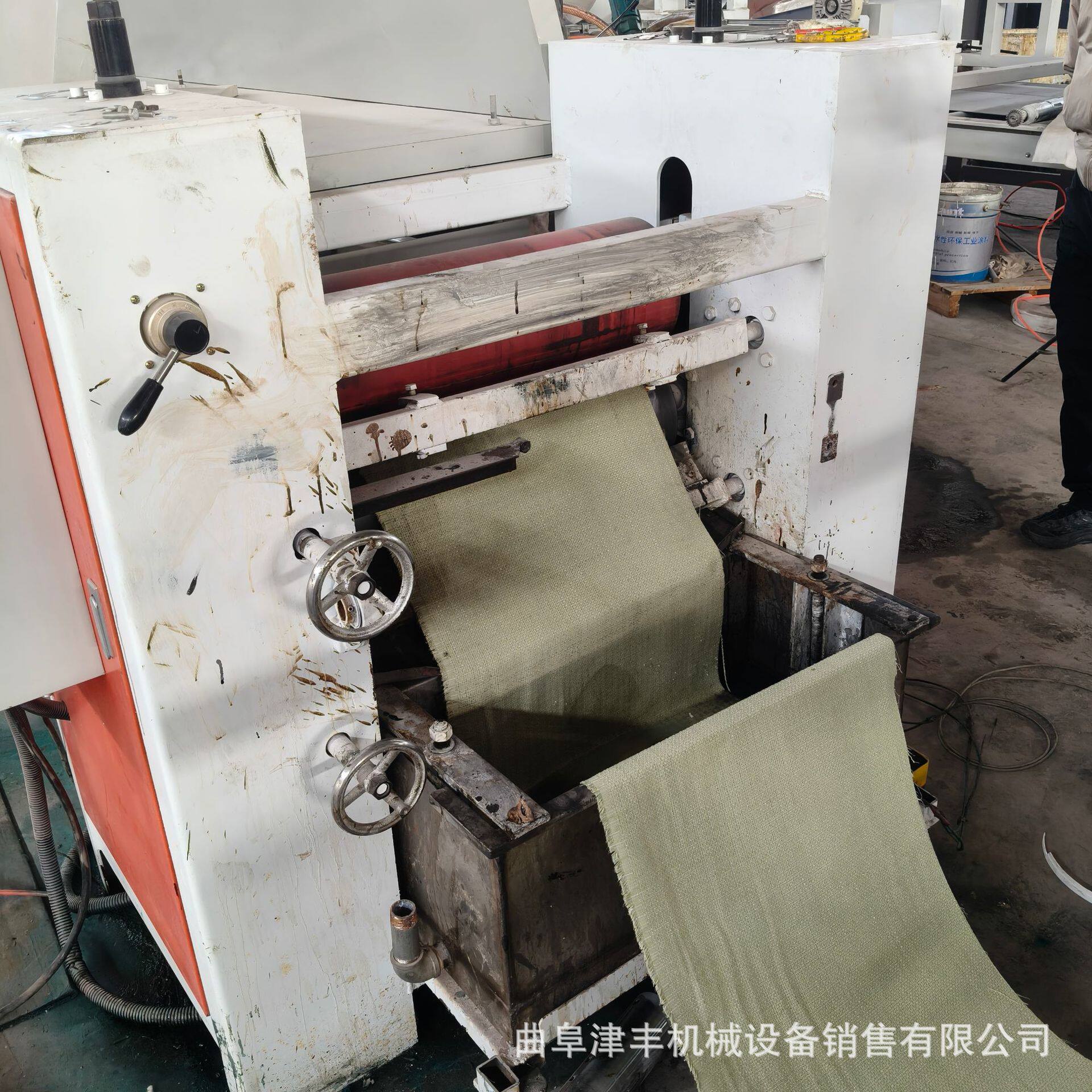 玻璃纤维布网格布浸胶机 无纺布预浸涂布机 棉布卷材上浆过胶机器