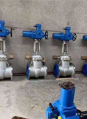 不锈钢电动闸阀Z941W-40PDN100电压AC380高温高压蒸汽阀