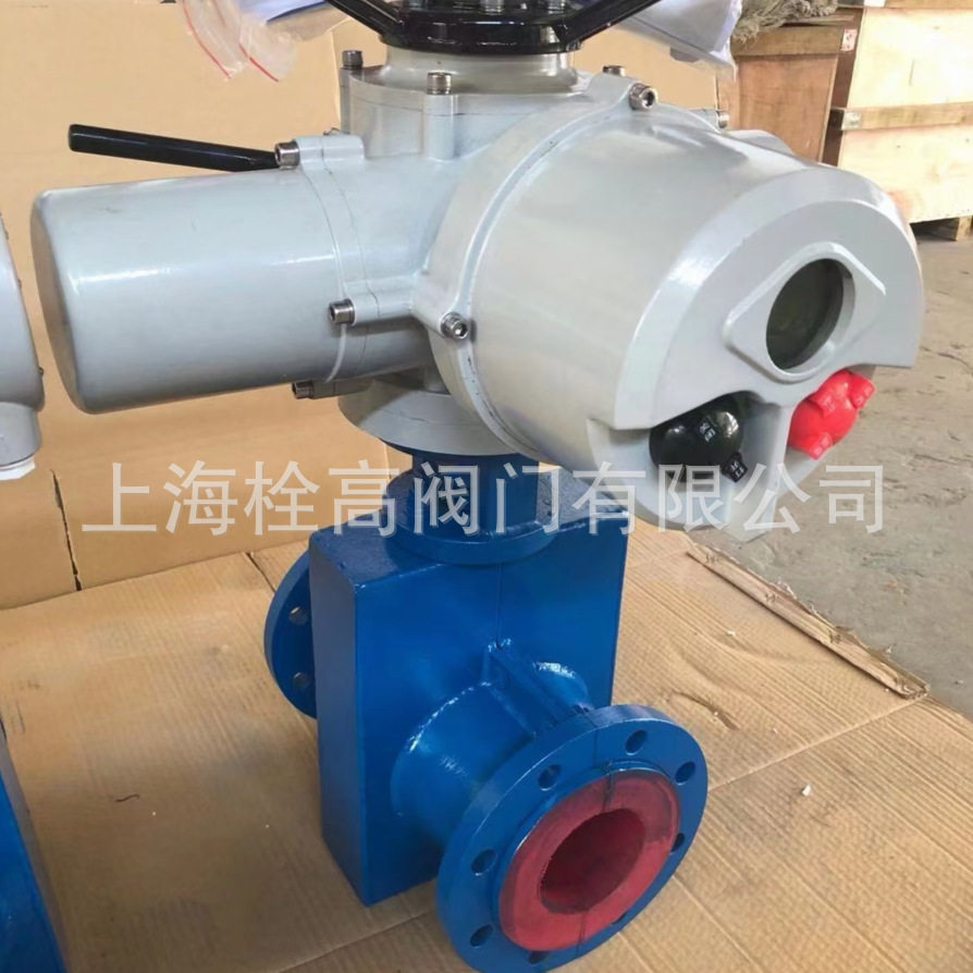 法兰电动管夹阀 GJ941X-16电动管夹阀 不锈钢铝合金电动管夹阀