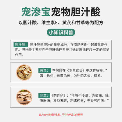 喵想胆汁酸宠渗宝猫咪黄疸传腹宠物狗保肝肾衰竭腹水期间营养补