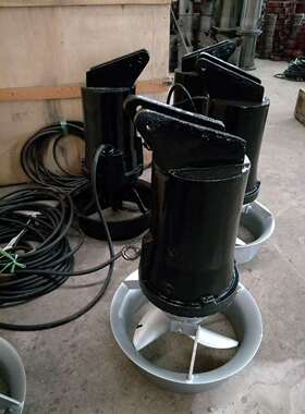 QJB1.5/6-260/3-980潜水搅拌机 主机铸铁  叶轮导流罩不锈钢