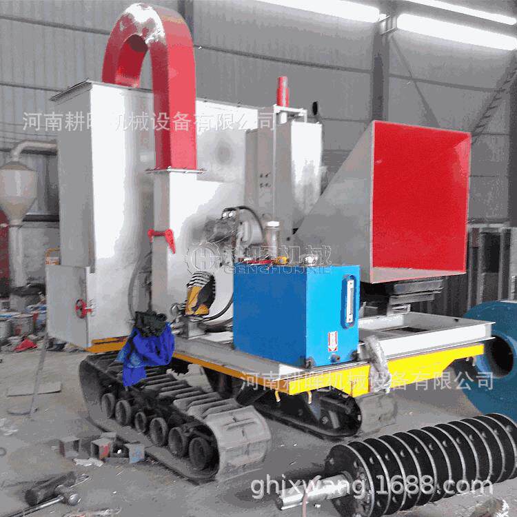 移动树枝粉碎机牵引式果园枝条破碎机干湿树枝打碎机