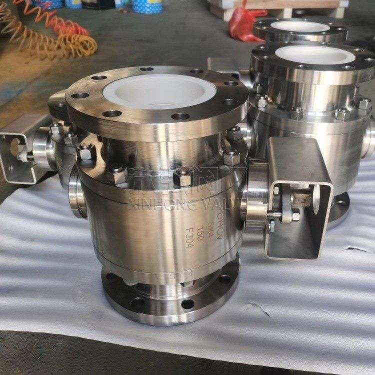 Q41TC不锈钢陶瓷球阀 库顶 旋转 进料 补偿式 欣弘阀门