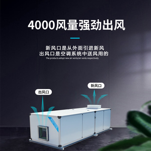湖南直膨式净化空调机组4000风量4排商用AHU空气处理机组一机多用