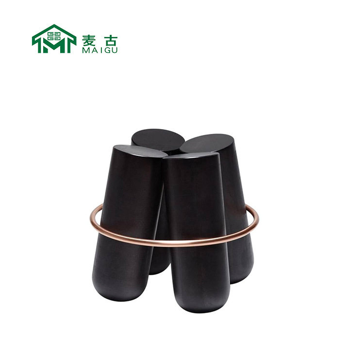 麦古北欧设计师实木四向立柱