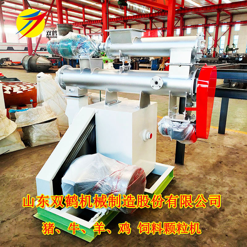 加工反刍牛羊精补料加工用环模颗粒机选250型号 双鹤饲料颗粒机械